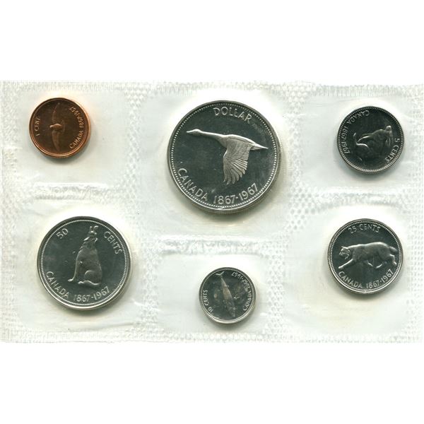 1967 (Normal) Canadian Proof Set Coins