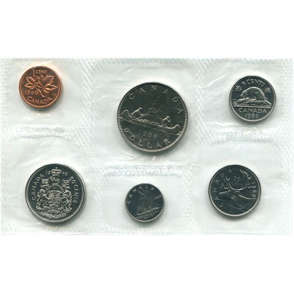 1968 (XWL) Canadian Proof Set Coins