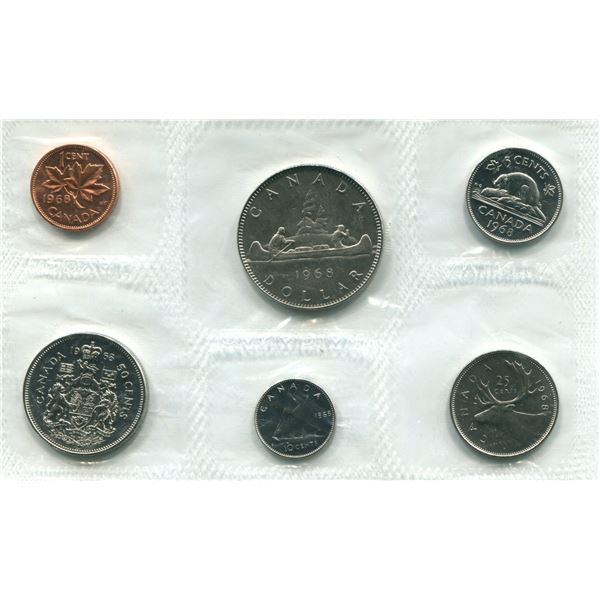 1968 (No IS.) Canadian Proof Set Coins