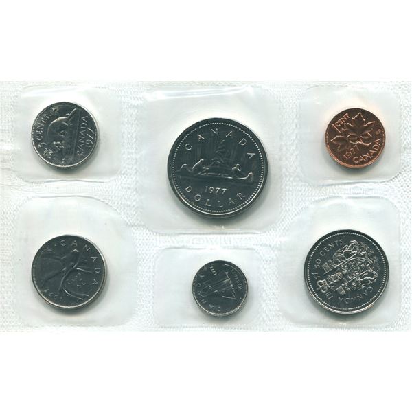 1977 (SWL Detach J.) Canadian Proof Set Coins