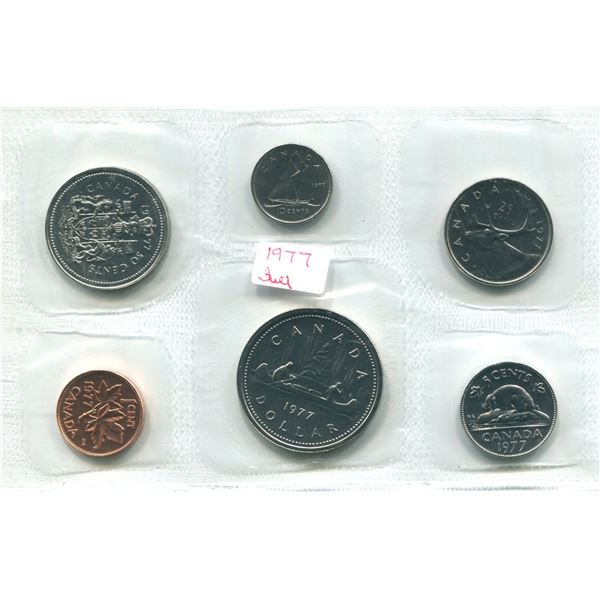 1977 (J.W.L Detach J.) Canadian Proof Set Coins