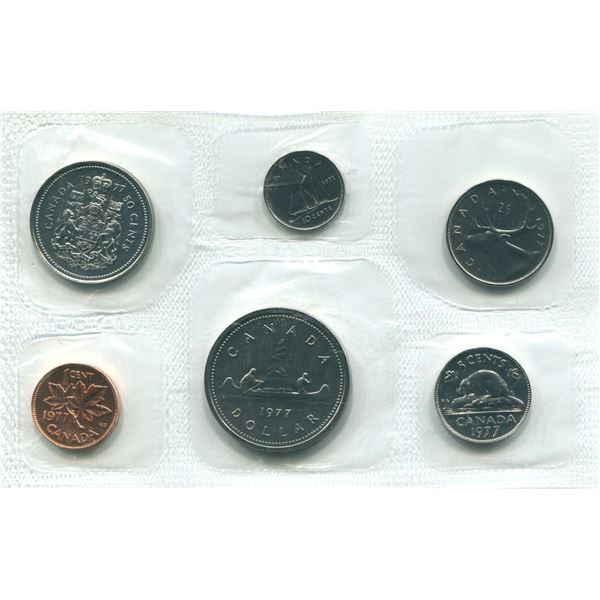 1977 (Attach J. SWL) Canadian Proof Set Coins