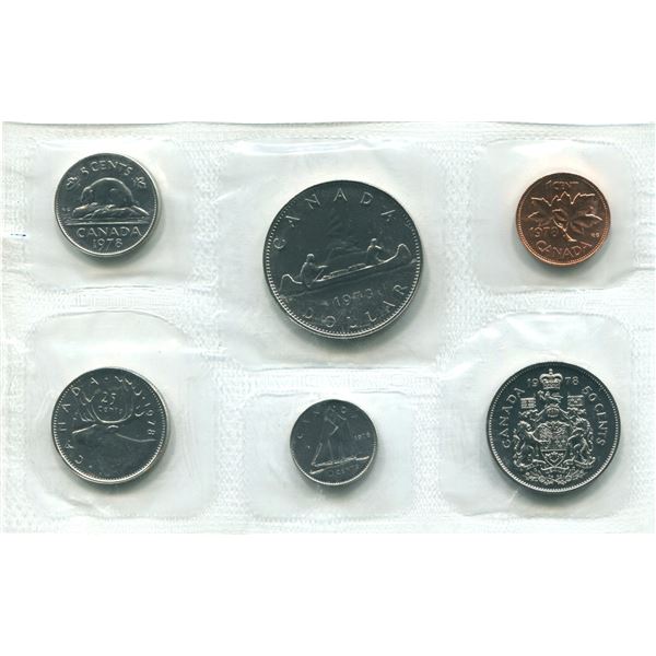 1978 (Round J.) Canadian Proof Set Coins