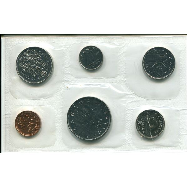 1983 Canadian Proof Set Coins