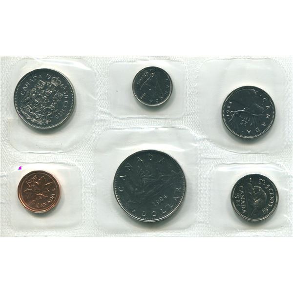 1984 Canadian Proof Set Coins