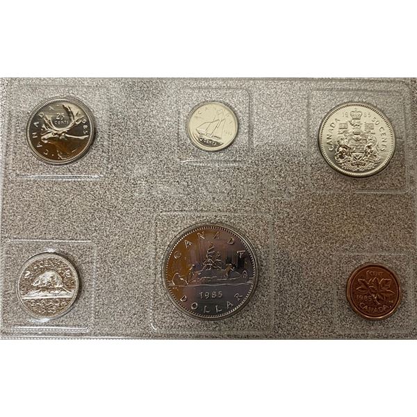 1985 (Plastic) Canadian Proof Set Coins