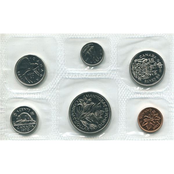 1970 Canadian Proof Set Coins