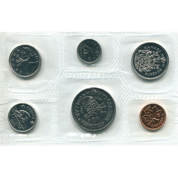 1971 Canadian Proof Set Coins