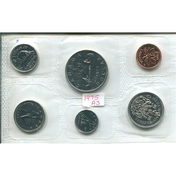 1975 (Attach J.) Canadian Proof Set Coins