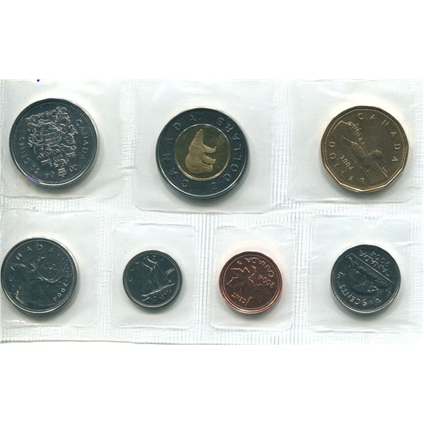 2004 Canadian Proof Set Coins