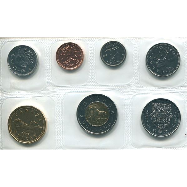2006 Churchill Canadian Proof Set Coins