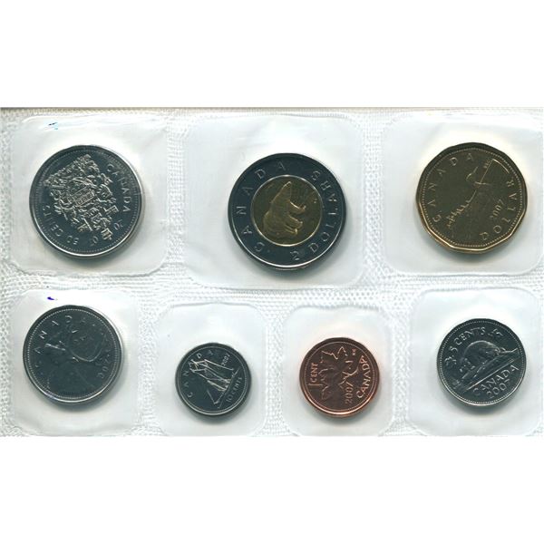 2007 (S.Logo C7) Canadian Proof Set Coins