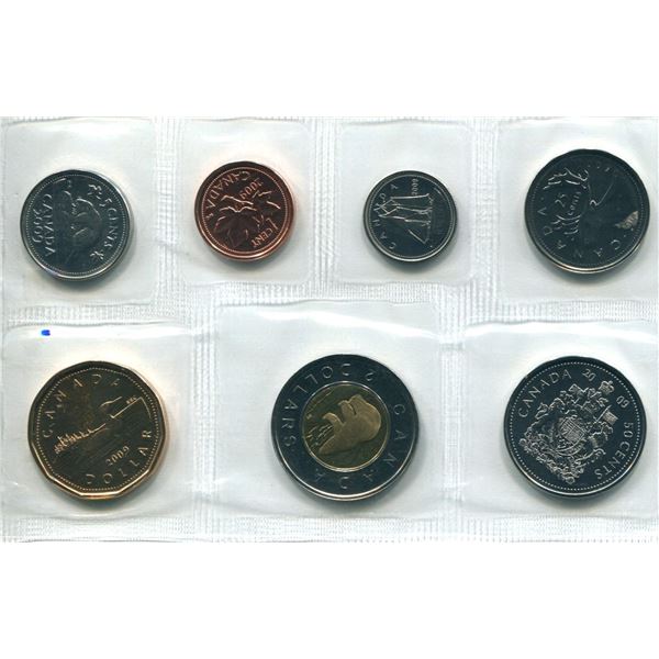 2009 (No RCM Logo) Canadian Proof Set Coins