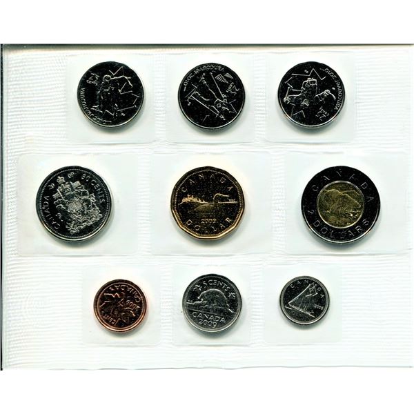 2009 Olympic Canadian Proof Set Coins