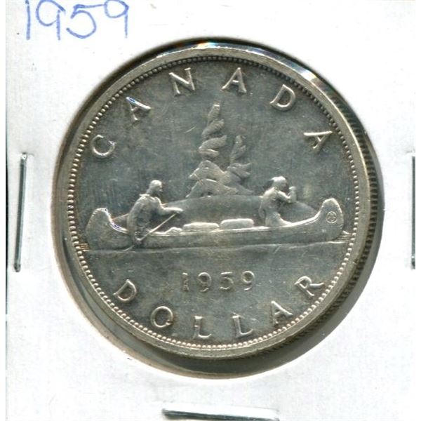 1959 Canadian Silver Dollar