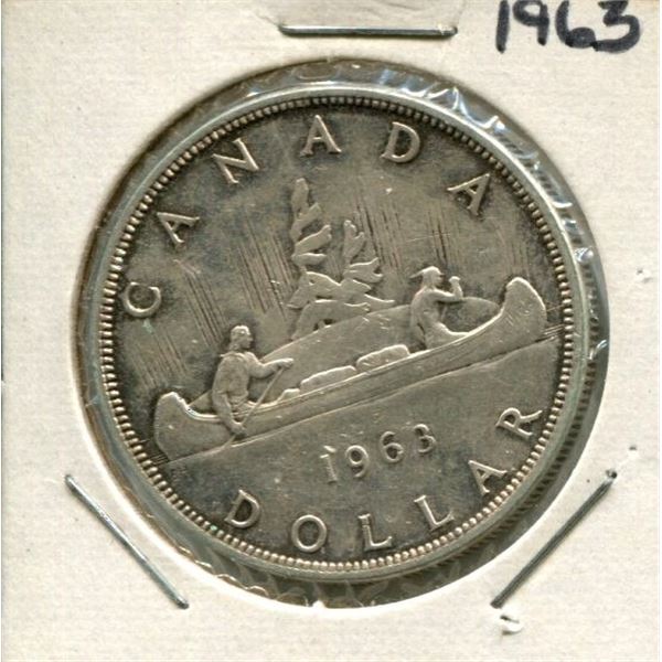 1963 Canadian Silver Dollar