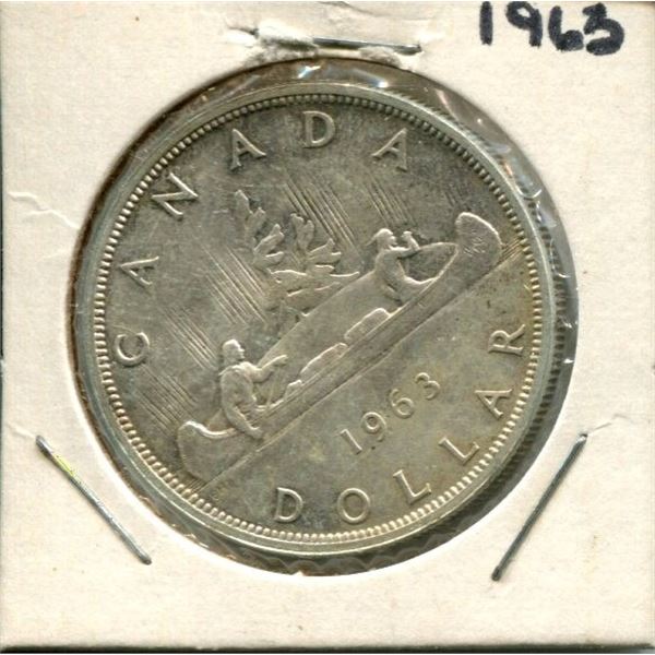 1963 Canadian Silver Dollar