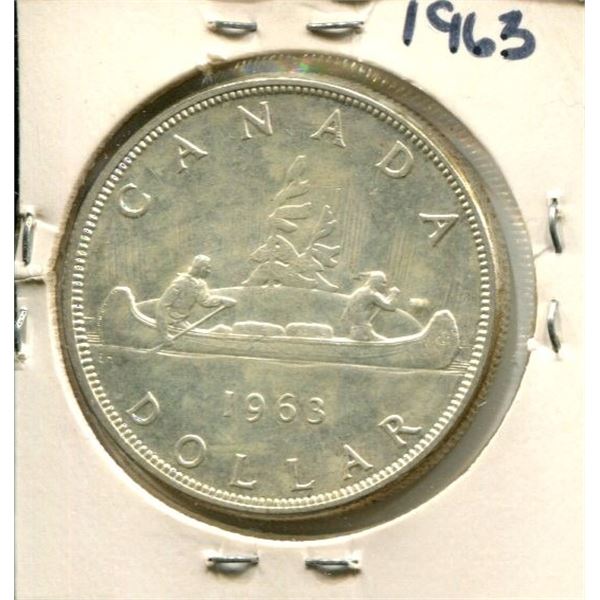 1963 Canadian Silver Dollar