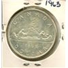 Image 1 : 1963 Canadian Silver Dollar