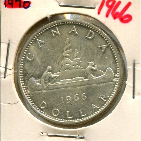 1966 Canadian Silver Dollar