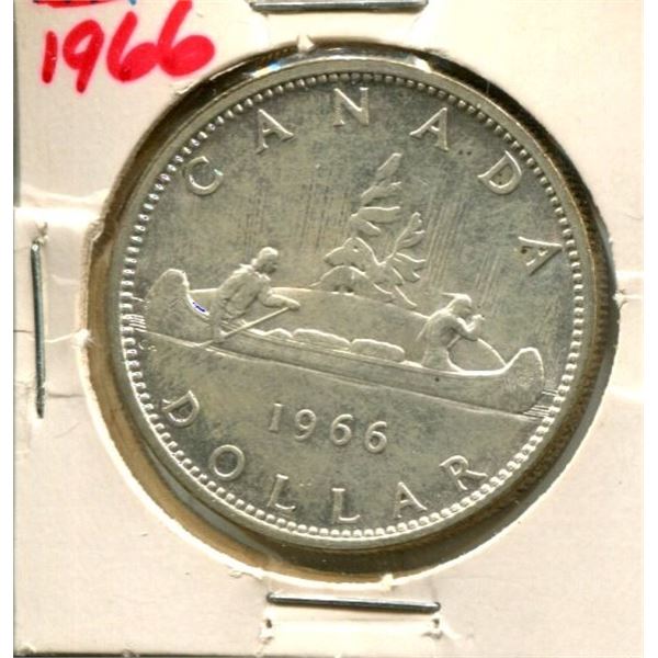 1966 Canadian Silver Dollar