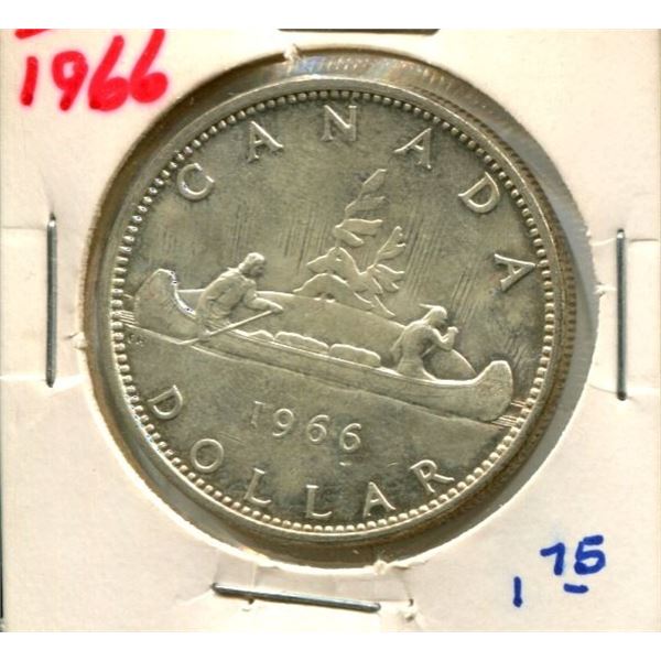 1966 Canadian Silver Dollar