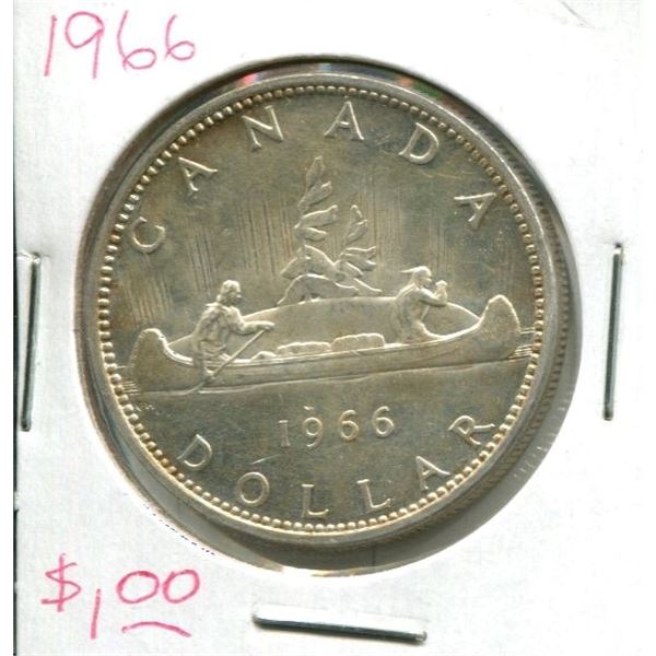 1966 Canadian Silver Dollar