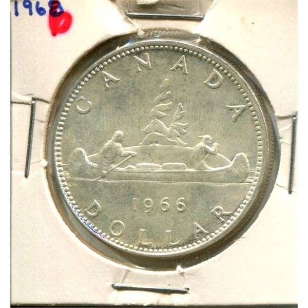1966 Canadian Silver Dollar