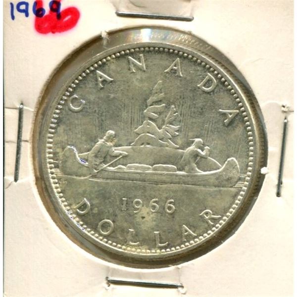 1966 Canadian Silver Dollar