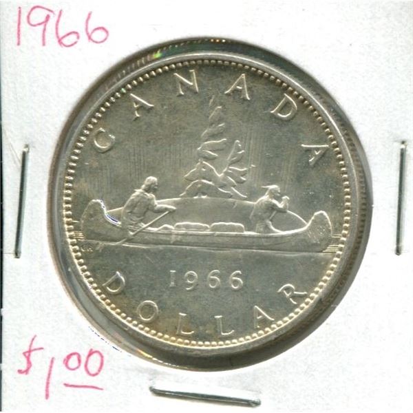1966 Canadian Silver Dollar