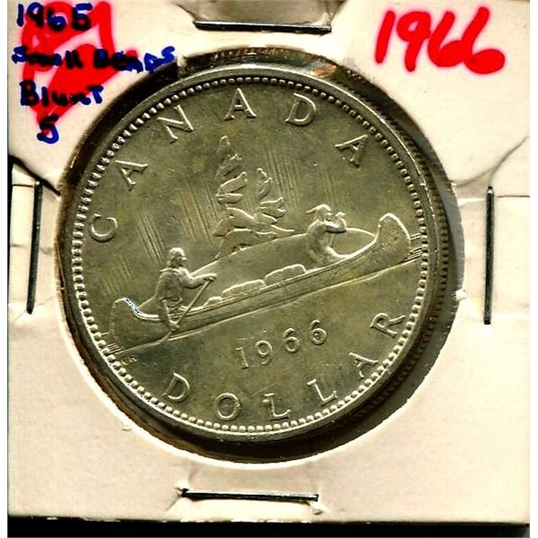 1966 Canadian Silver Dollar