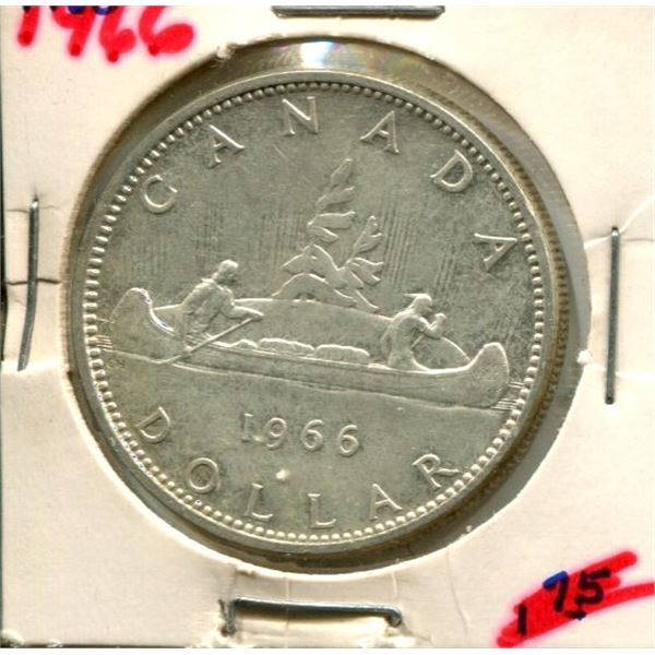 1966 Canadian Silver Dollar