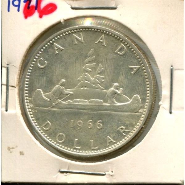 1966 Canadian Silver Dollar
