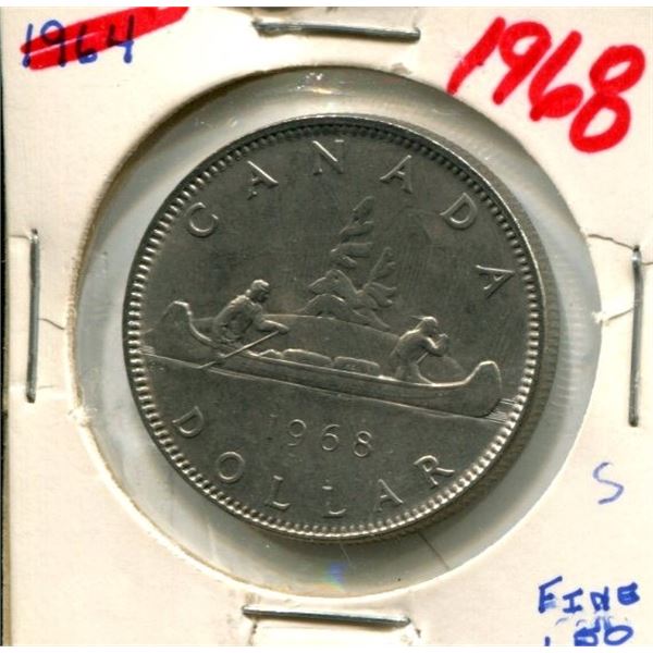 1968 Canadian Nickel Dollar