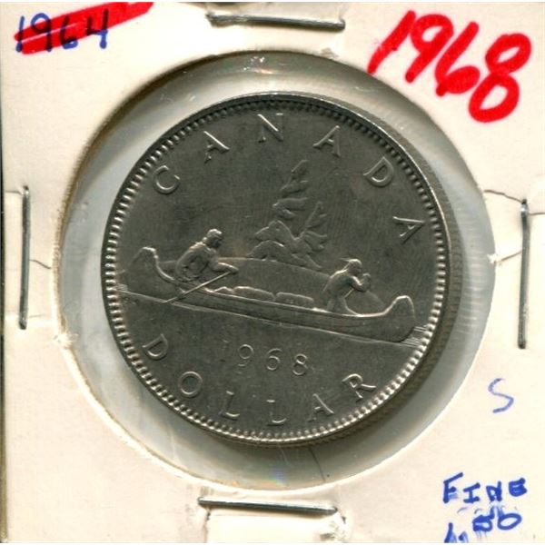 1968 Canadian Nickel Dollar