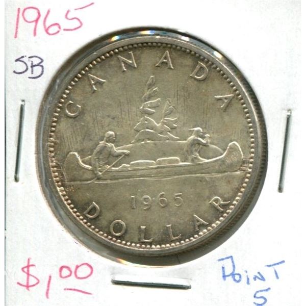 1965 Canadian Silver Dollar