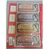 Image 4 : Complete set of 1954 Canadian bills $1.00 - $1000.00 various signatures & grades
