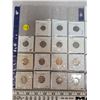 Image 2 : 3 sheets of Canadian 10¢ lot of 46 various dates & grades - many are MS+ & PL coins