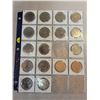 Image 1 : Canadian nickel dollars sheet of 17 various dates & grades