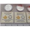 Image 4 : 2015 Canoe Across Canada $10 fine silver coin set 6 coin series with display canoe
