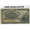 Image 1 : 1900 Canadian Shinplaster- 25¢ banknote- Historic collectible, seldom offered