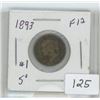 Image 1 : 1883 #1 5¢ Five cent F12