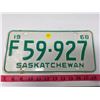 Image 1 : 1968 Saskatchewan license plate