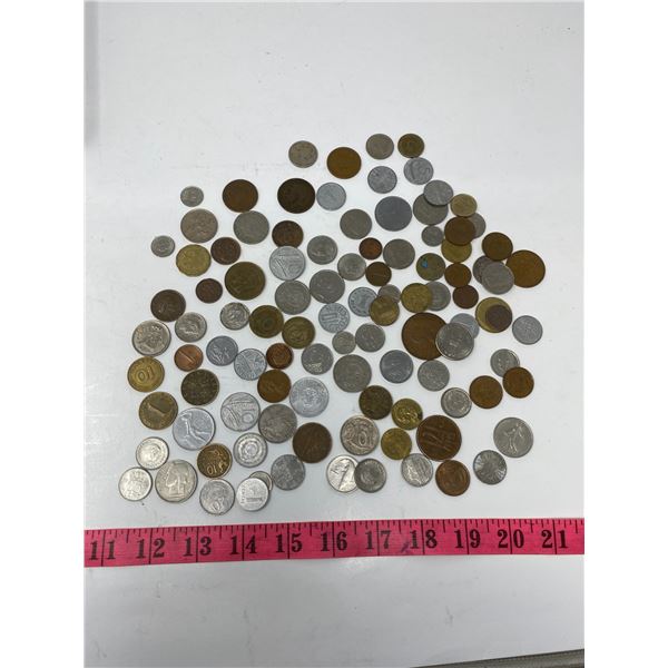 one bag of 100 world coins