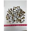 Image 1 : one bag of 100 world coins