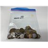 Image 1 : one bag of 100 world coins