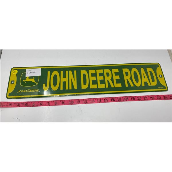 John Deere Road Sign