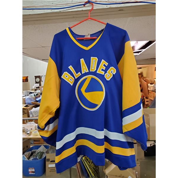 Blades (Saskatoon) #1 Robins Men's Jersey