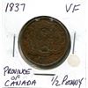 Image 1 : 1837 Province of Canada 1/2 penny
