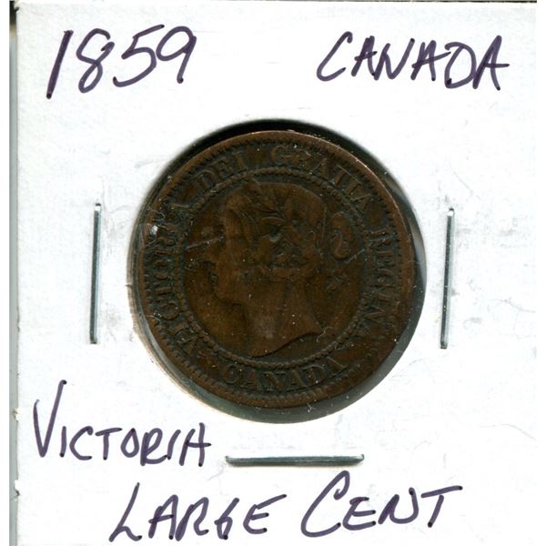 1859 Victoria large cent